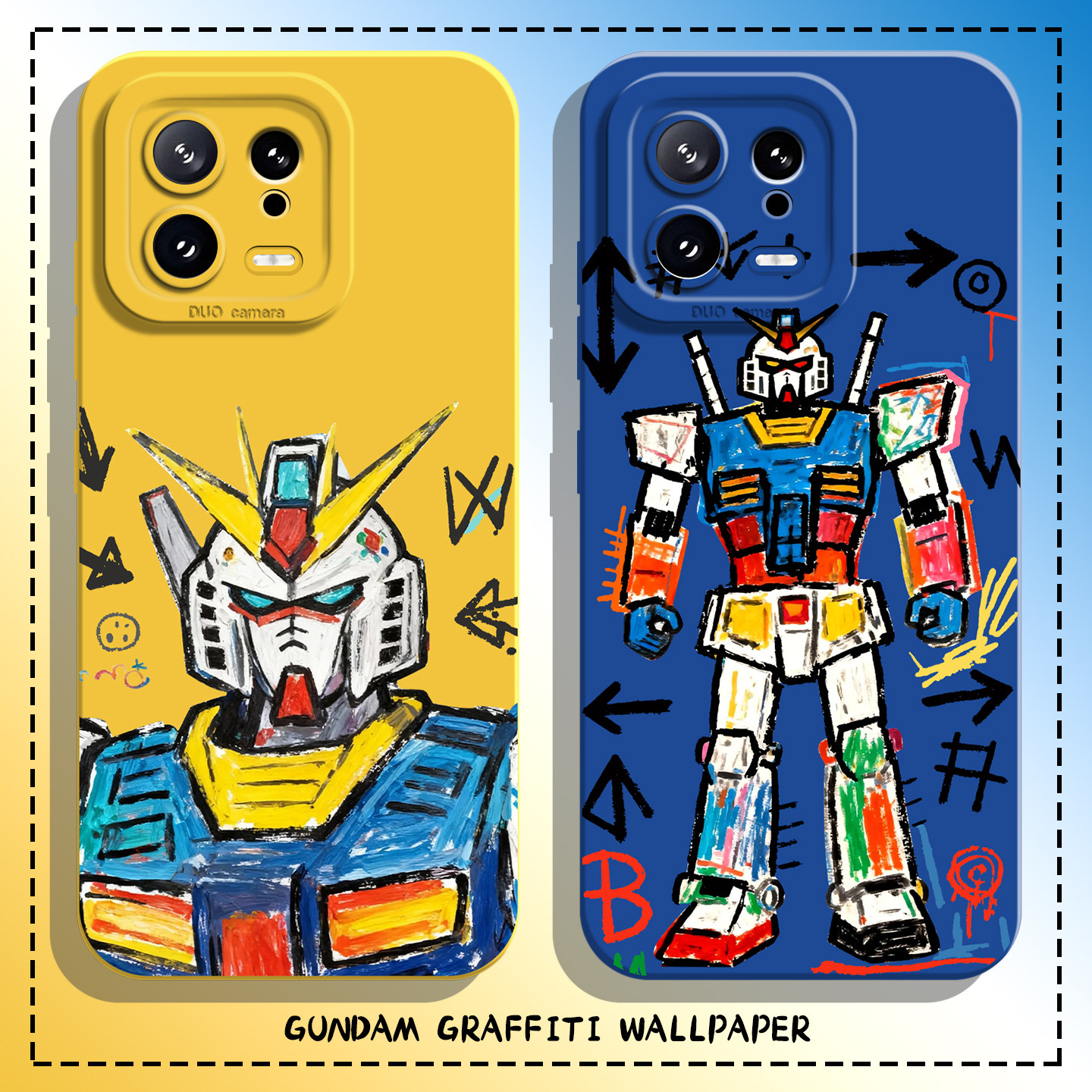 适用小米17promax手机壳15涂鸦14pro高达13机动战士