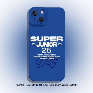 superjunior20周年手机壳适用苹果16周边iphone15promax同款14plus演唱会13mini应援12/11/8p/7新款xs男xr女x