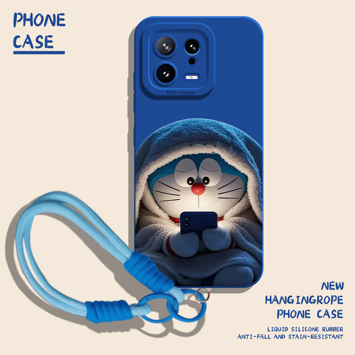 适用小米红米手机壳被窝哆啦a梦