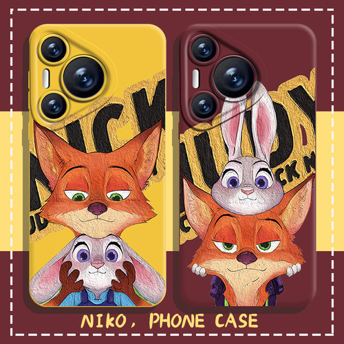 适用华为手机壳尼克朱迪