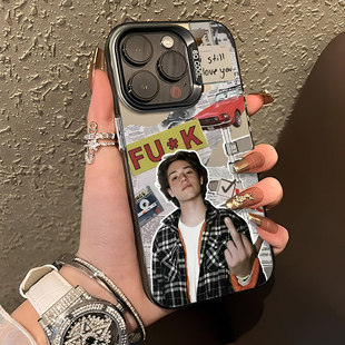 无耻之徒shameless手机壳适用苹果16卡尔iphone15promax竖中指14plus美剧13mini高级12小众11男8p女7