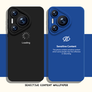 敏感内容手机壳适用华为pura80新款nova14趣味mate70pro搞怪p60硅胶50小众40简约30/13/12/11/10荣耀400男300