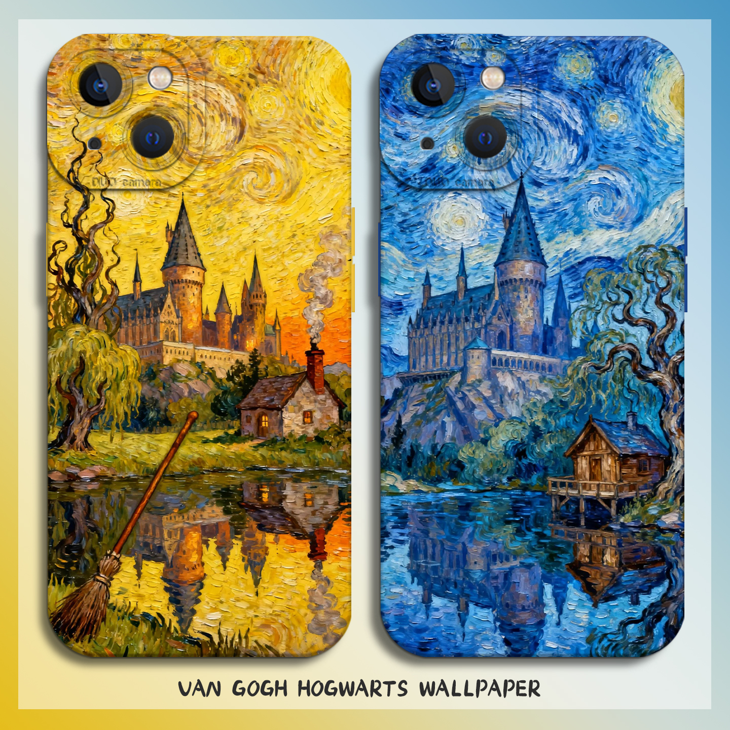 适用一加iqoo手机壳油画哈利波特