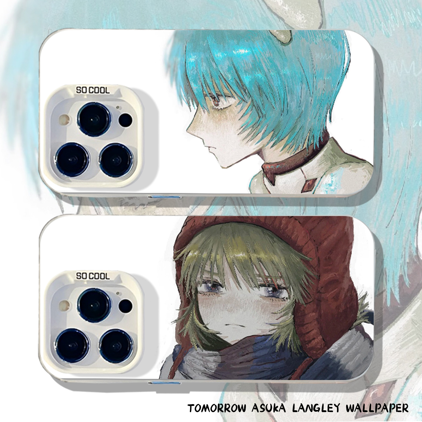 适用小米红米手机壳明日香绫波丽