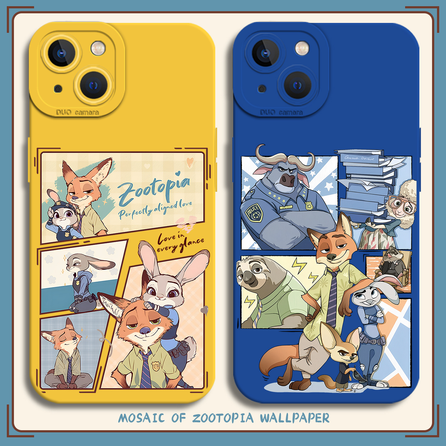 疯狂动物城手机壳尼克朱迪