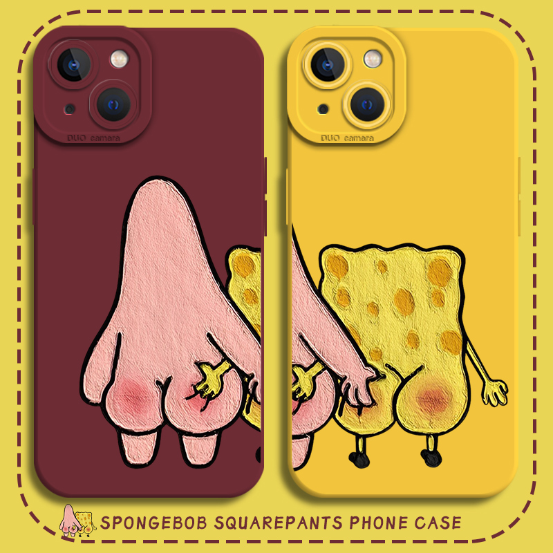 海绵宝宝手机壳情侣卡通