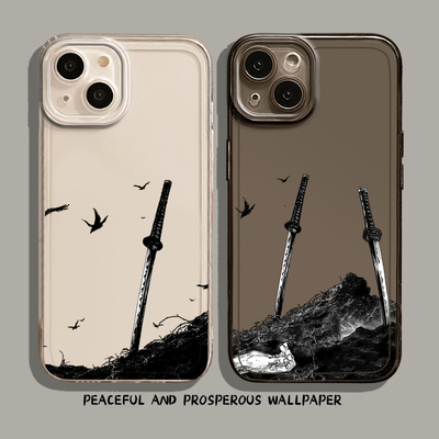 创意剑手机壳日系漫画风