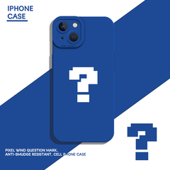 像素风问号适用一加ace5简约3手机壳iqoo13pro小众1+12高级感10r新款neo9趣味8情侣7/6se/2/11s/t男15/6/vivo