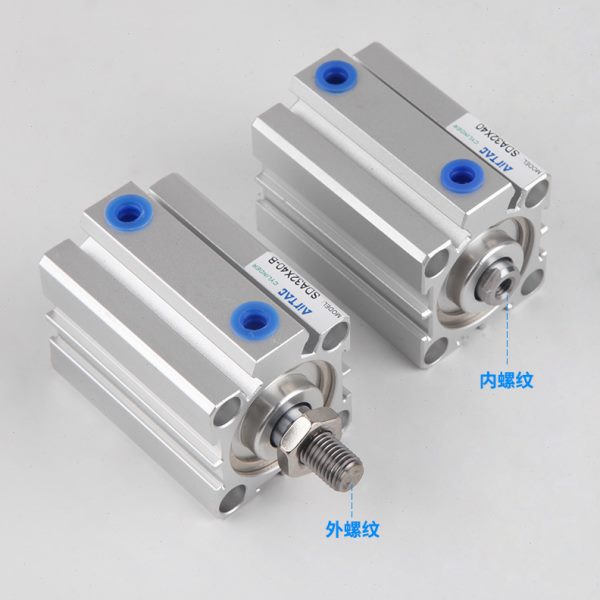 方形薄型气缸SDAS/SDA25X5X10X15X20X25X30X35X40X45X50X60-S-B