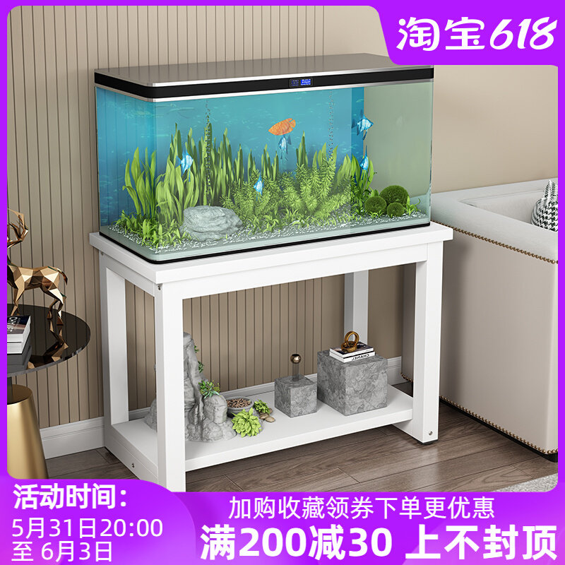 鱼缸柜多层落地鱼缸架子家用客厅水族箱底架金属承重底柜底座托架