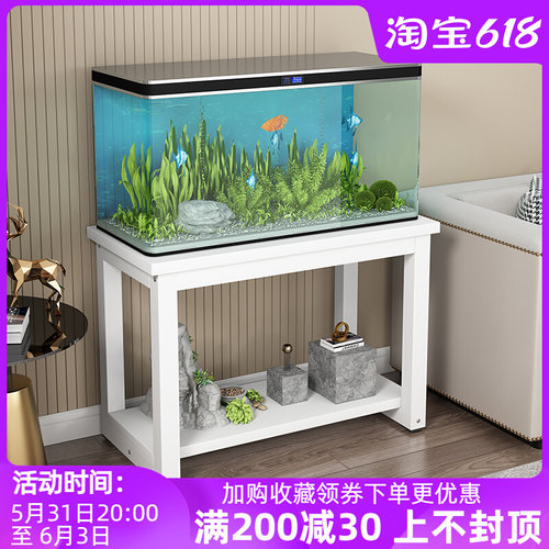 鱼缸柜多层落地鱼缸架子家用客厅水族箱底架金属承重底柜底座托架