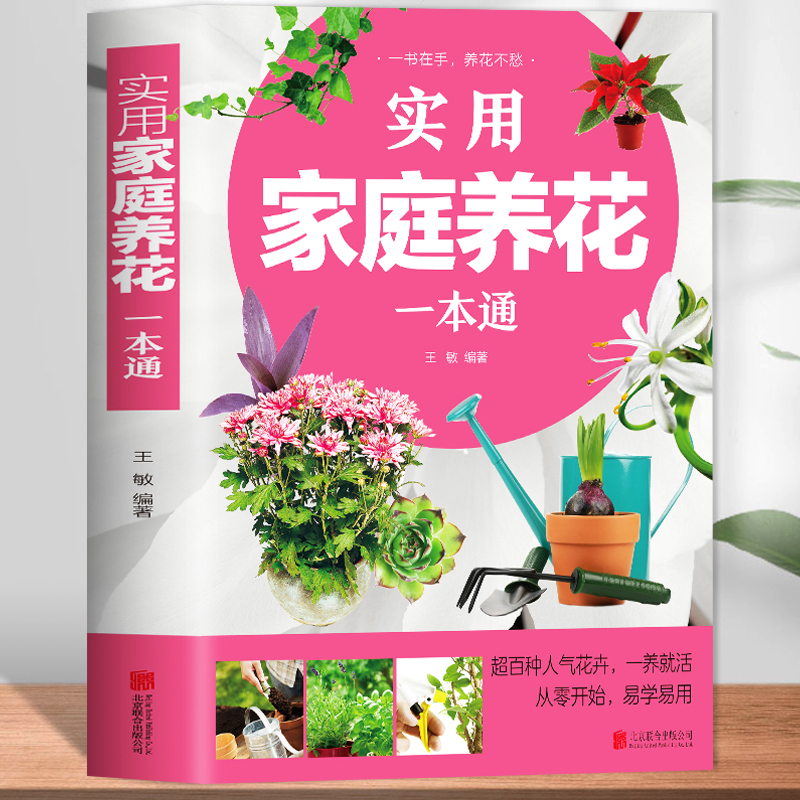 正版书籍 实用家庭养花一本通 彩图详解 花卉养护知识 养花教程花卉知识介绍种植栽培修剪指导繁殖法书籍鲜花品种介绍养护知识书籍