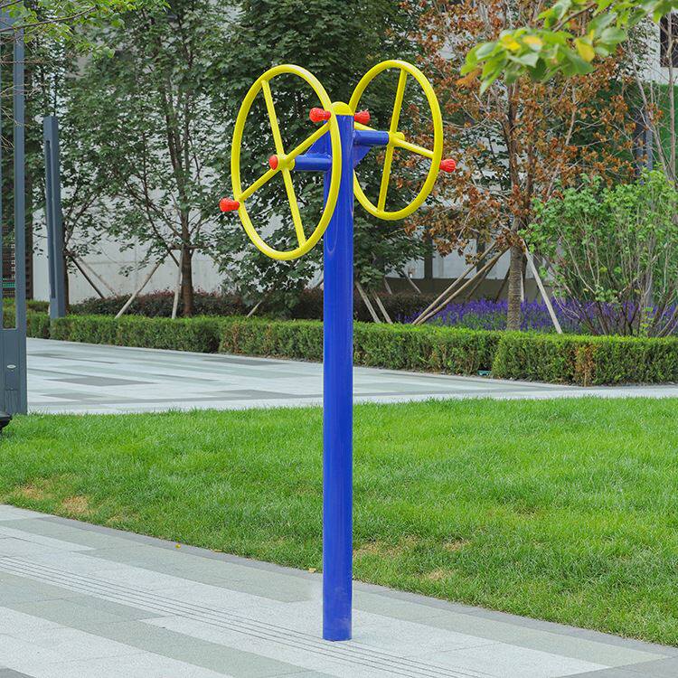 户外健身器材小区广场新农村室外社区公园路径大转轮组合老人