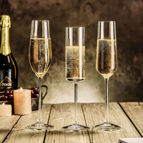 轻奢高档水晶香槟杯套装