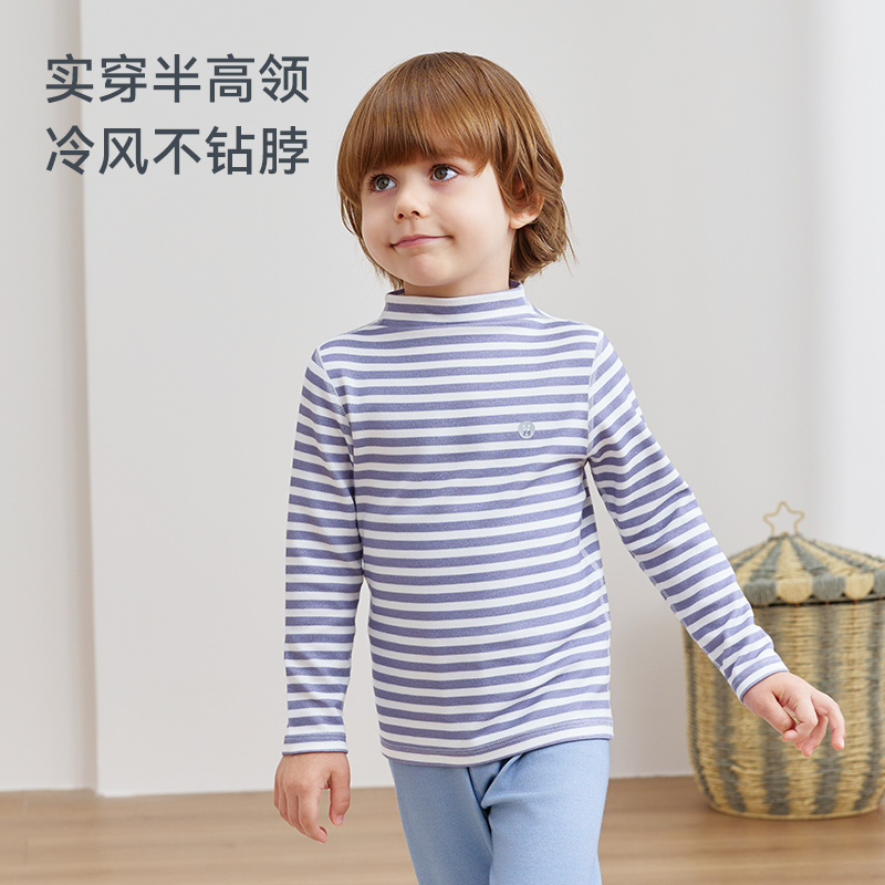ibaby半高领新款长袖保暖打底衫