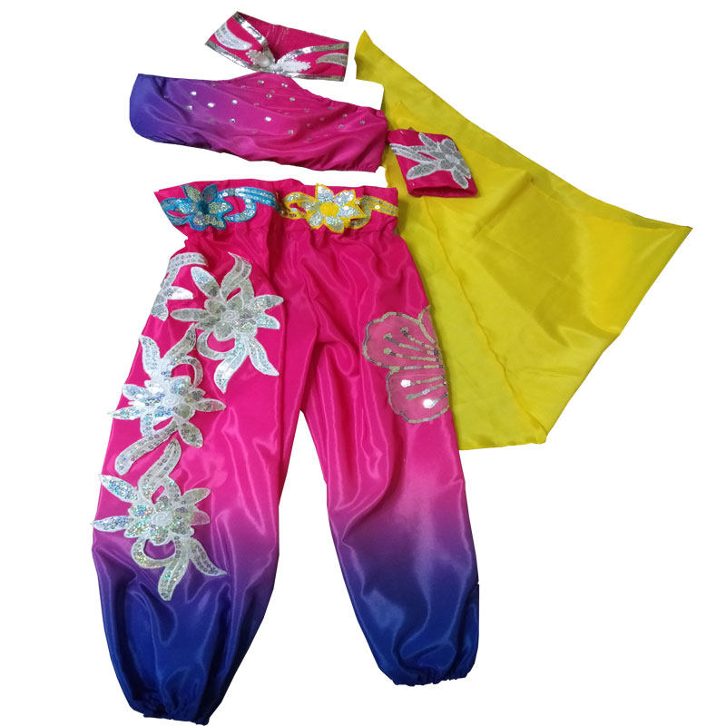 新款桃李杯幼儿童妞啊扭独舞演出服小阿嫚舞蹈表演民族民间定制演