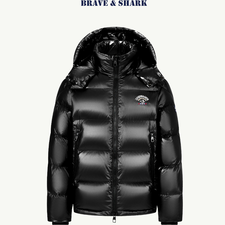 男装极寒短款羽绒服男90白鹅绒