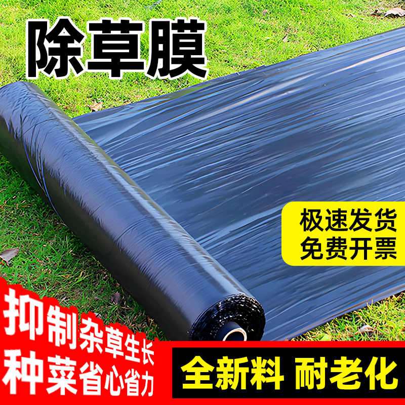 除草膜黑地膜种菜专用不长草地膜菜地厚遮草布塑料布保温防草薄膜
