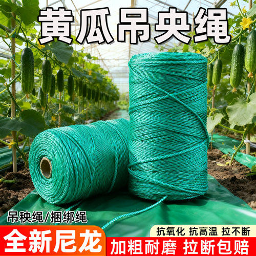 黄瓜吊秧绳大棚种植绑蔓绳蔬菜吊布条果树吊枝吊蔓绳捆扎尼龙绳子