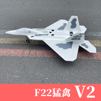 F22 64mm涵道固定翼航模猛禽 电动遥控飞机EPO战斗机飞机玩具