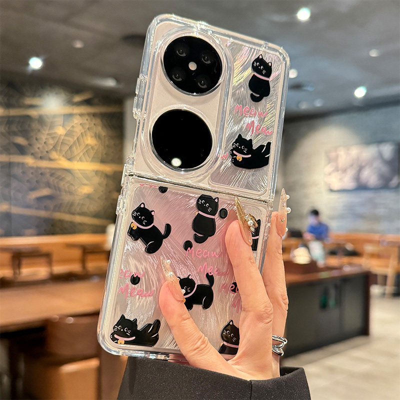 拾壳适用华为pocket2手机壳新款羽纱p50pocket折叠屏