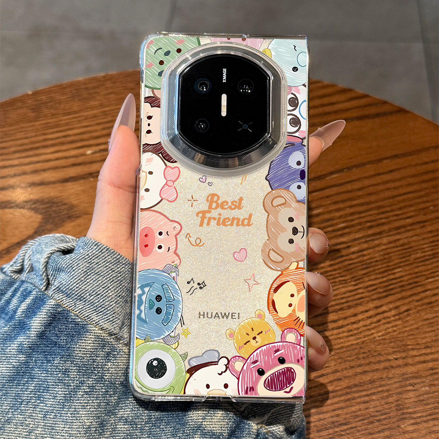 适用华为matex7卡通伙伴手机壳