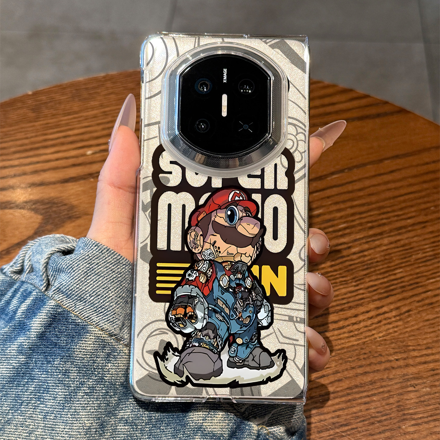 适用于华为折叠屏手机壳马里奥