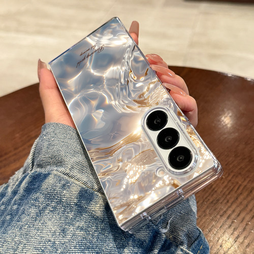 适用三星zfold7流水生金手机壳