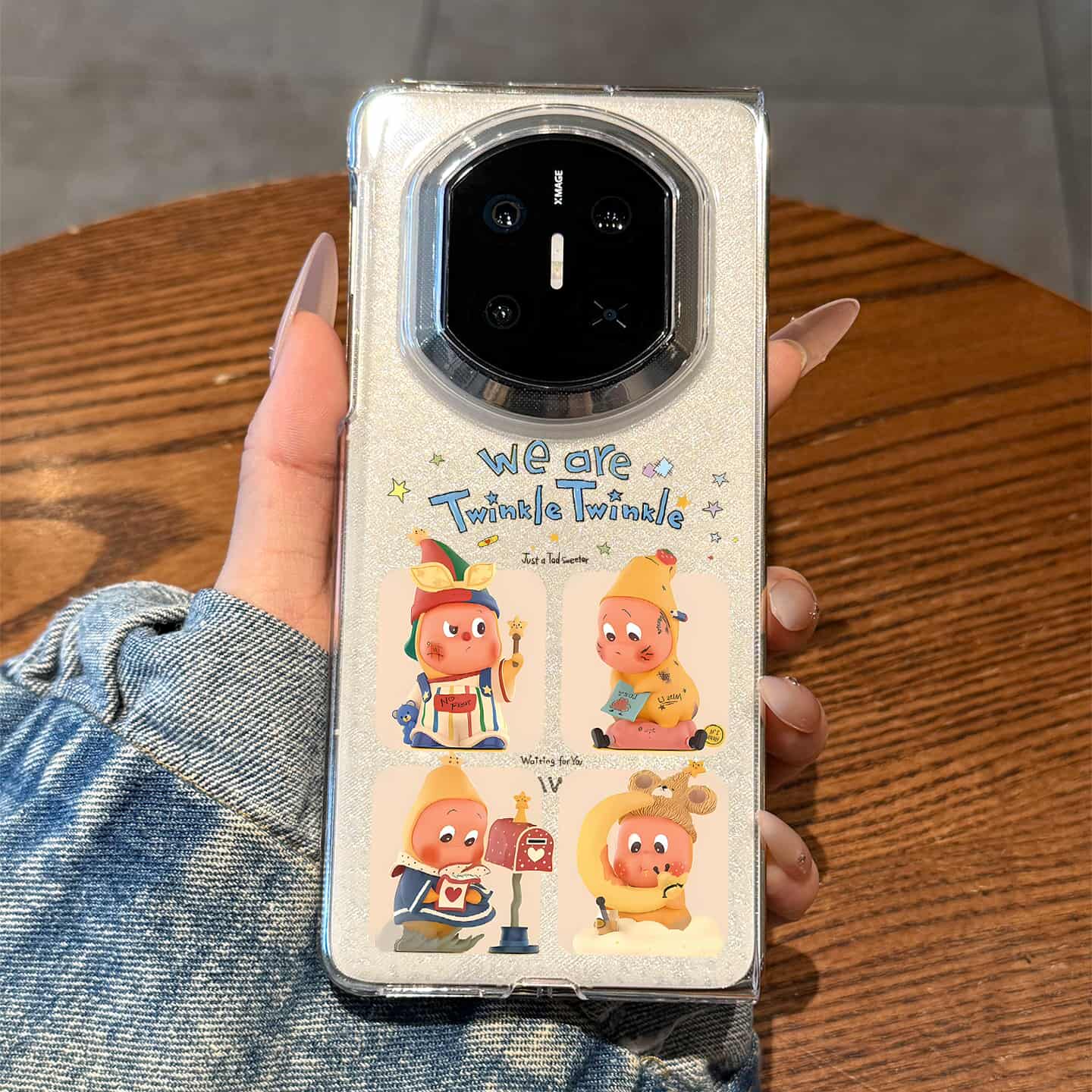 适用华为matex7卡通星星小人外壳