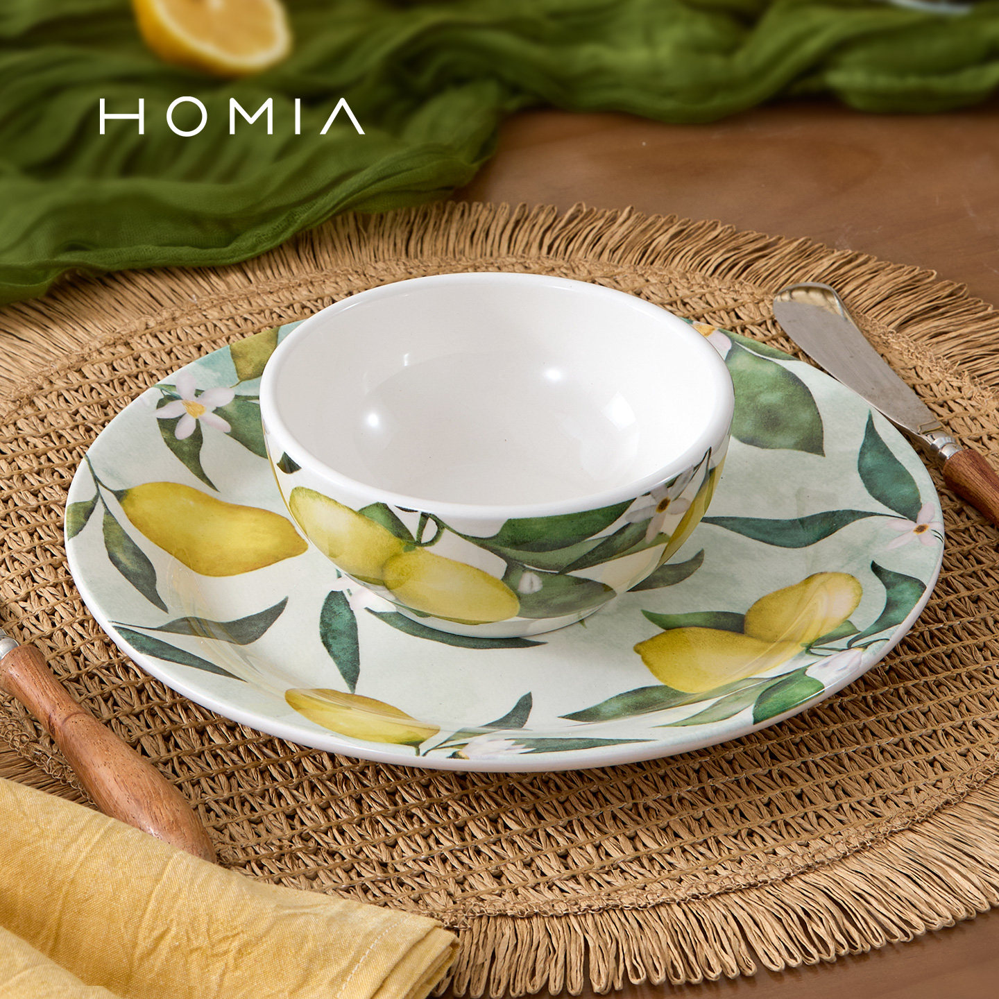 HOMIA柠檬系列陶瓷餐具