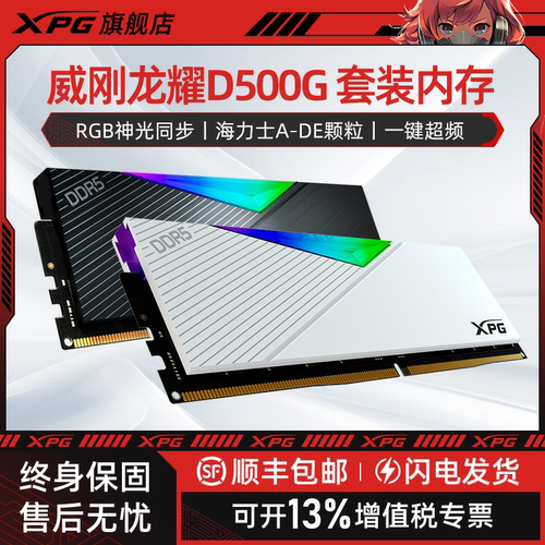 XPG威刚D500G套装内存低时序C26