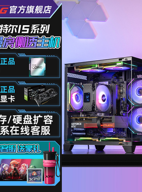威刚XPG英特尔i5 12400F/12490F/13600KF RTX5050/5060ti/5070海景房台式组装电脑主机游戏电竞旗舰店diy整机