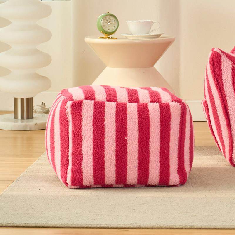 懒人沙发脚踏搁脚凳小方凳儿童沙发泰迪绒可爱小凳子茶几凳换鞋凳,住宅家具,垫脚凳,淘宝优惠券,粉丝福利购,淘宝优惠卷