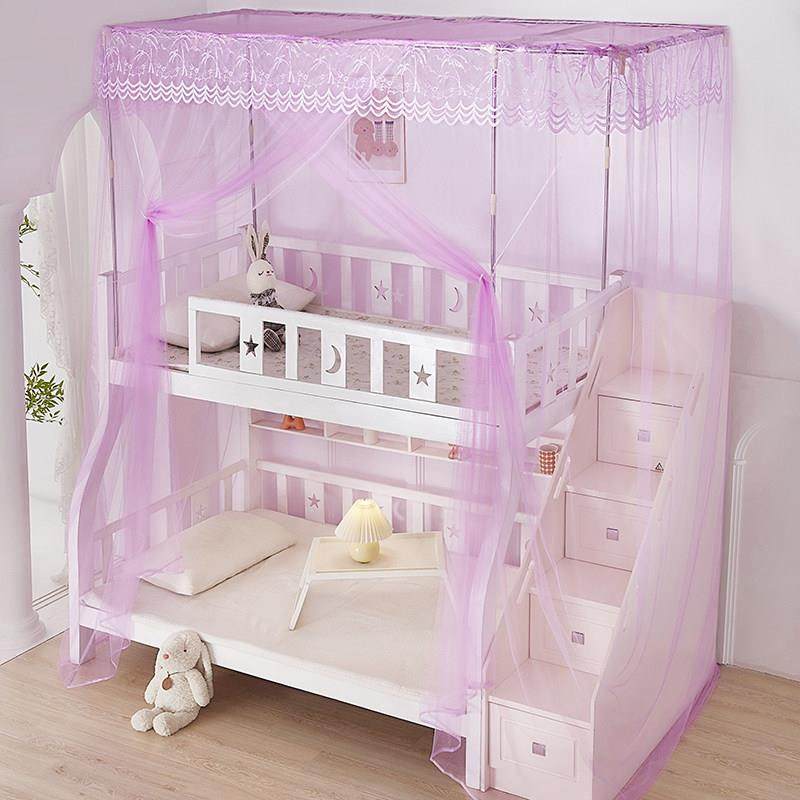 子母床蚊帐一体式加密柜梯双层儿童床梯形家用步梯款高低床上下铺,床上用品,蚊帐,淘宝优惠券,粉丝福利购,淘宝优惠卷