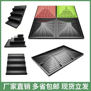 超市生鲜蔬菜垫水果店货架陈列道具假底斜面展示柜塑料货架阶梯形