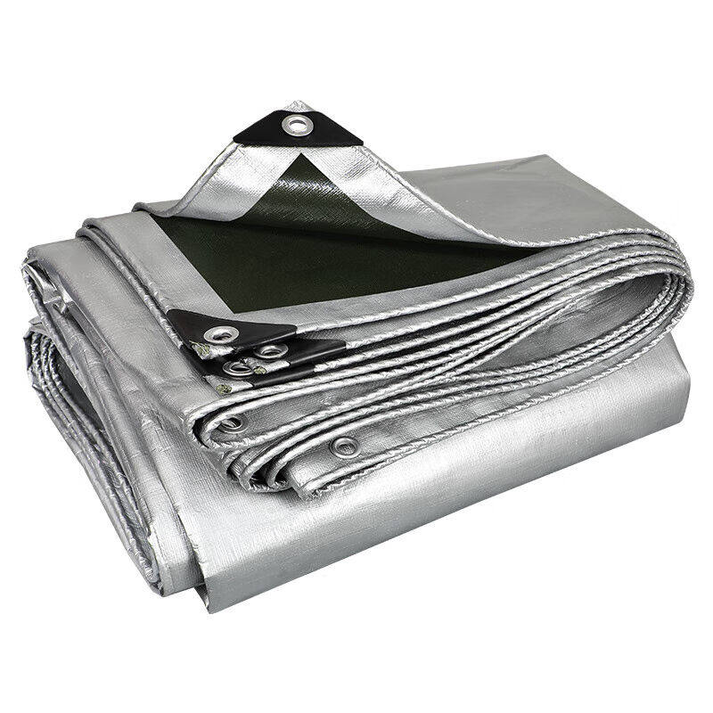 源兴绿银篷布防水布货车防雨布篷布遮阳遮雨防晒20*20米配绳