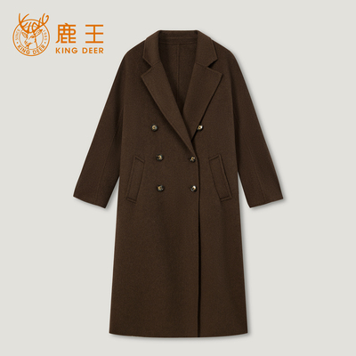 【达人专属】KingDeer/秋冬女士时尚百搭毛呢大衣L805407