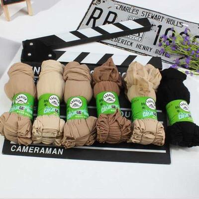 Crystal stockings ultra-thin anti-hook silk short stockings