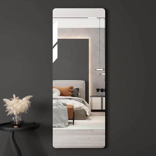With gum mirror sticker wall soft mirror wallpaper试衣镜全身