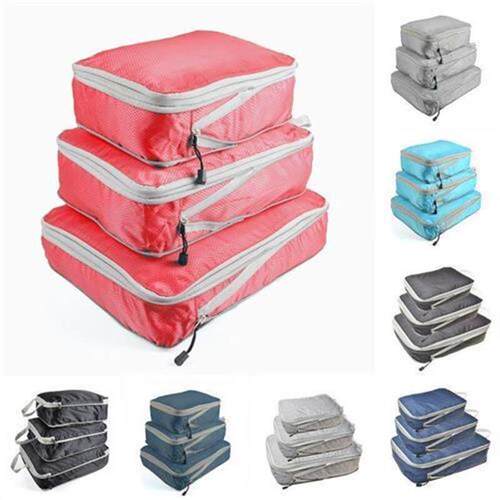 Compressible storage bag set Three-piece Compression Packing