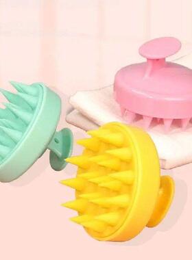 1PC Scalp Massage Brush Hair Wash Brush Heart-shaped