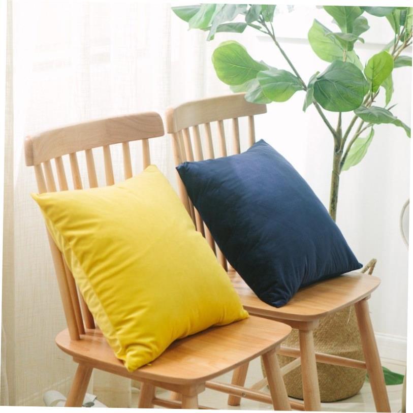 Dutch suede pillow sofa cushion waist pillowcase 靠垫抱枕套