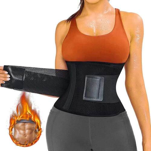 Tummy Trimmer Waist Trainer for Women Back Support Belt Swea