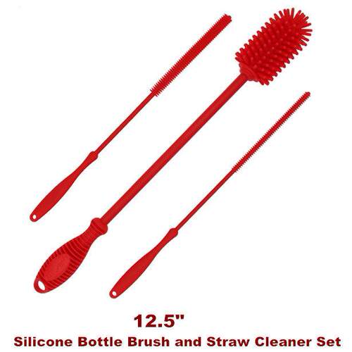 Silicone Bottle Brush Straw Cleaner Water Bottle Cleaner