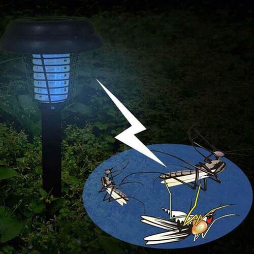 Solar LED Mosquito Repellent Killer Lamp Outdoor Mosquito