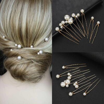 Bridal Wedding Hair Accessories Rhinestone Hair Pins Forks f