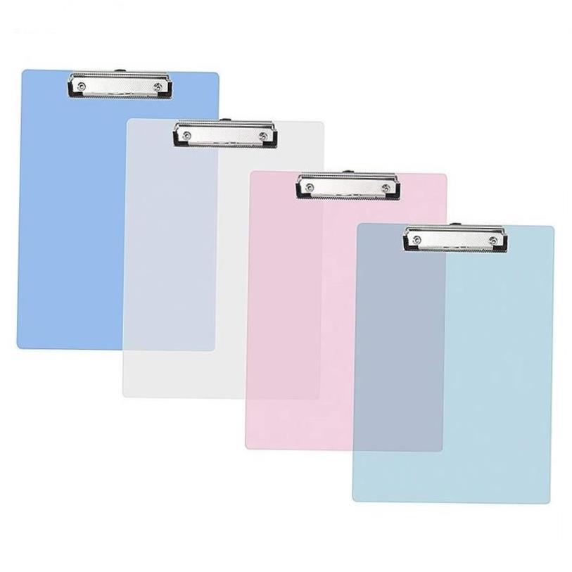 1Pcs A4 Transparent Clipboard Writing Pad File Folders Docum