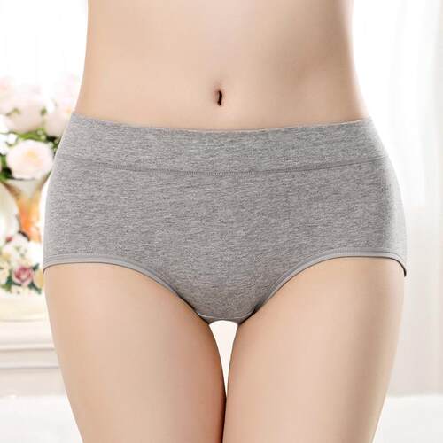 Womens Cotton Underwear Briefs Plus Size Ladies Soft Panties