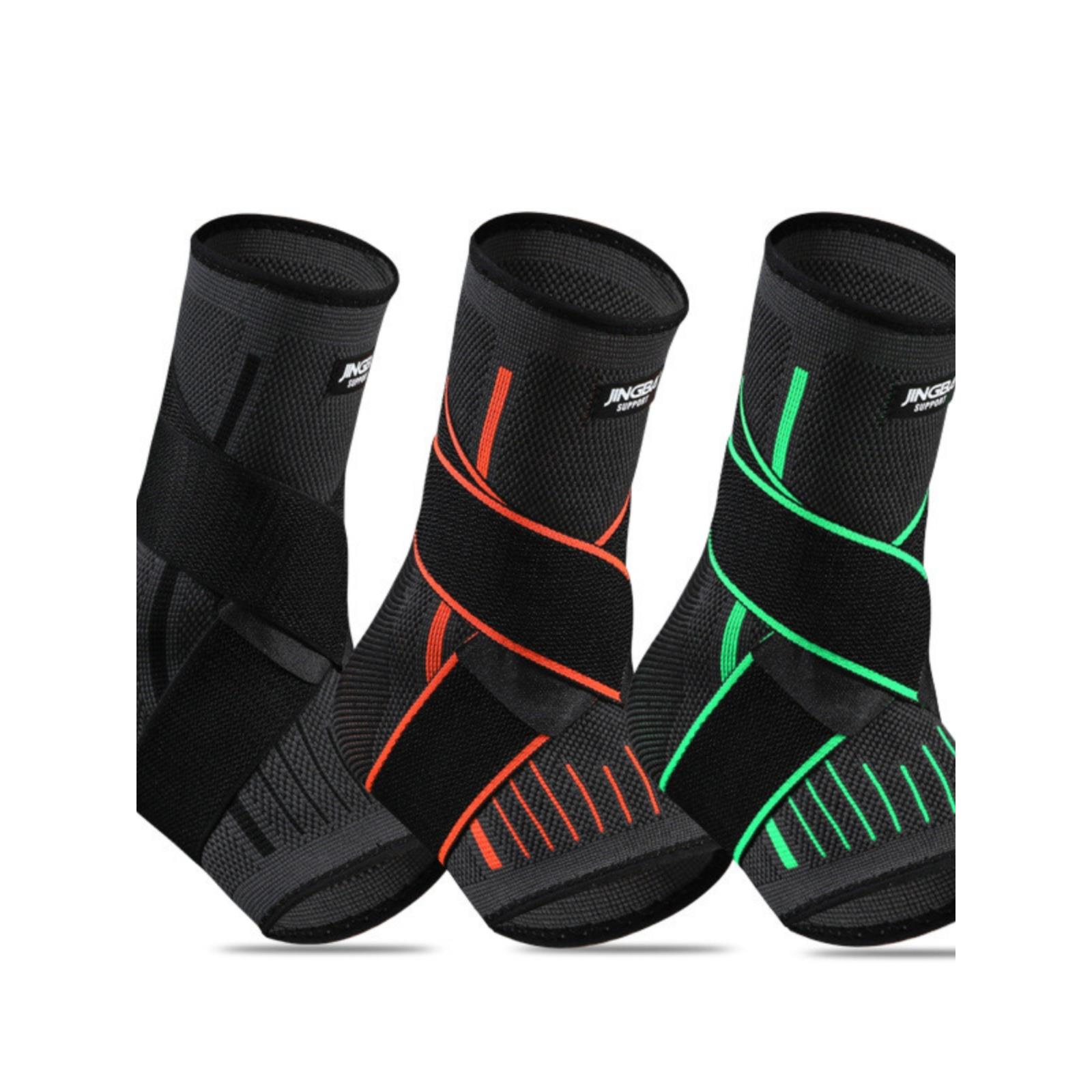 1PC可调压缩绷带脚踝支撑脚踝支撑