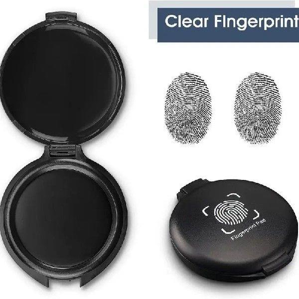 Fingerprint Seal Portable Stamp Ink Pad for Notary Supplies